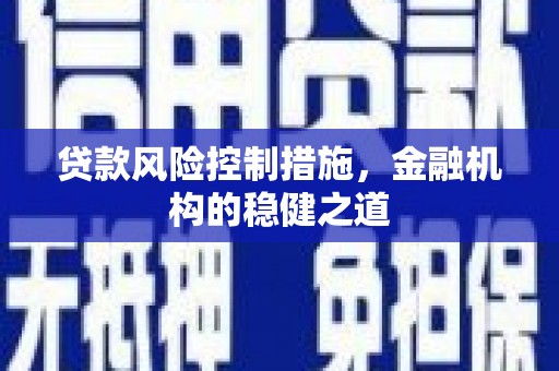 德阳贷款风险控制措施，金融机构的稳健之道