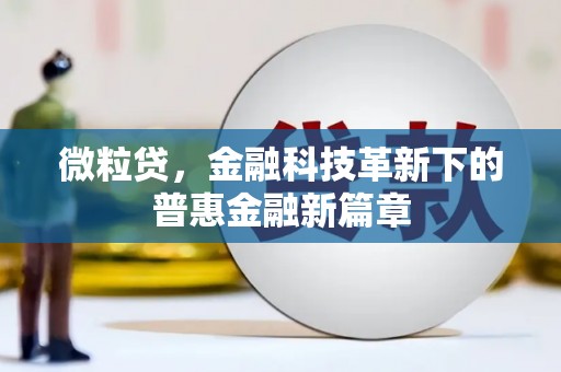 德阳微粒贷，金融科技革新下的普惠金融新篇章