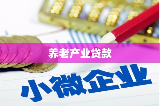 德阳养老产业贷款