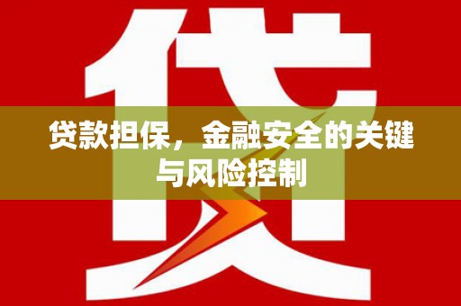 德阳贷款担保，金融安全的关键与风险控制